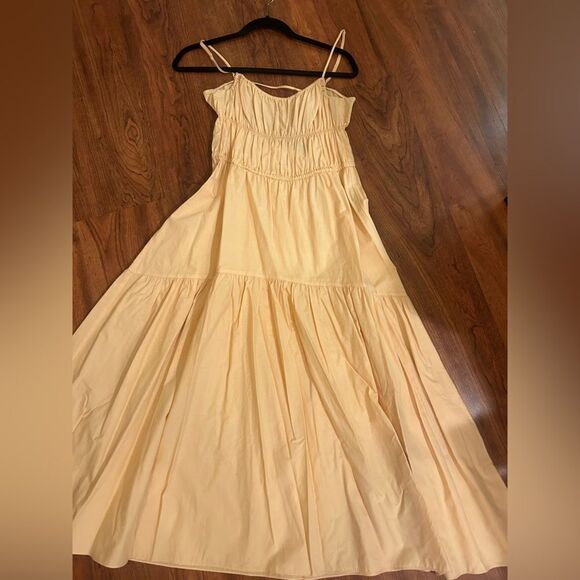 Vince Ruched Midi Cami Dress Small EUC - Picture 4 of 6